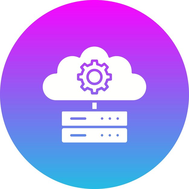 Iconos de almacenamiento en la nube