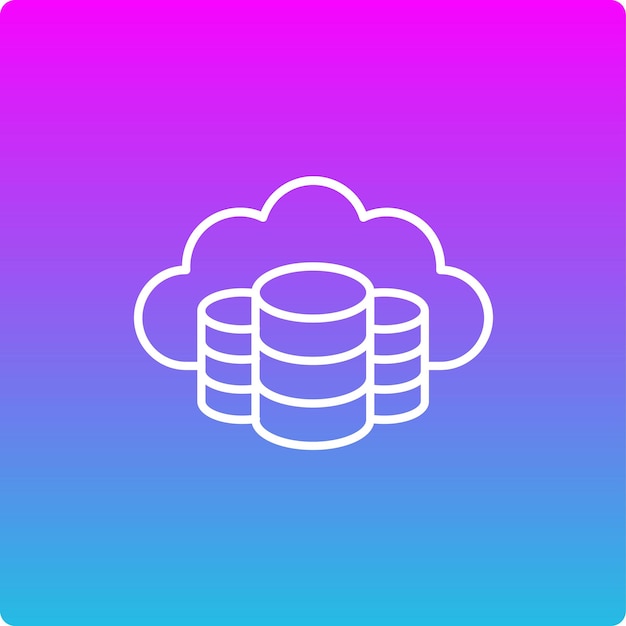 Iconos de almacenamiento en la nube