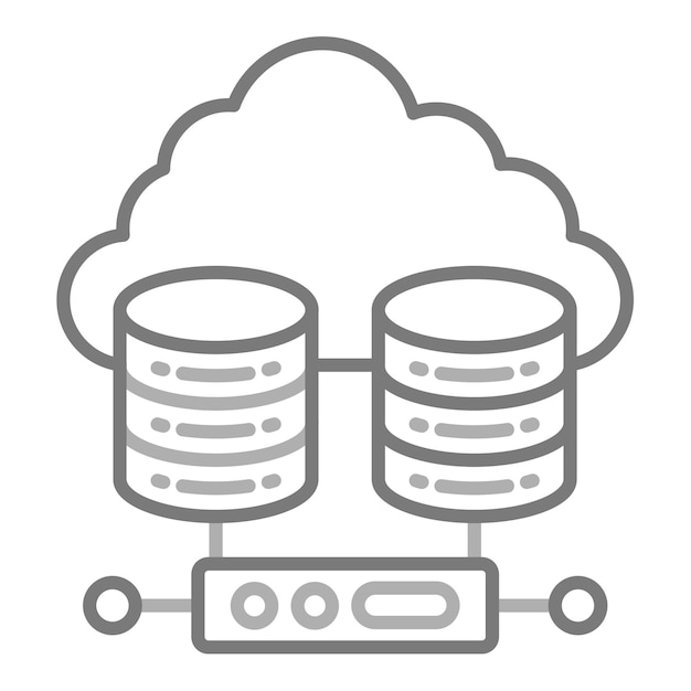 Iconos de almacenamiento en la nube