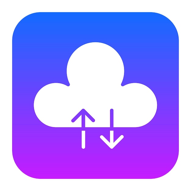 Iconos de almacenamiento en la nube