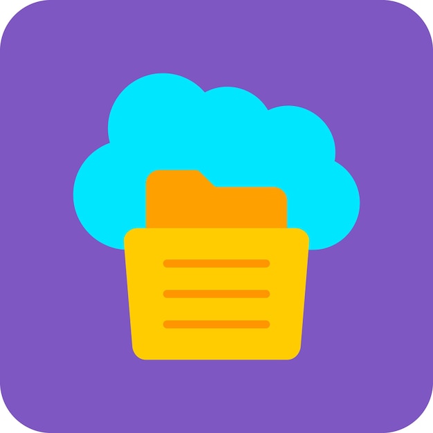 Iconos de almacenamiento en la nube