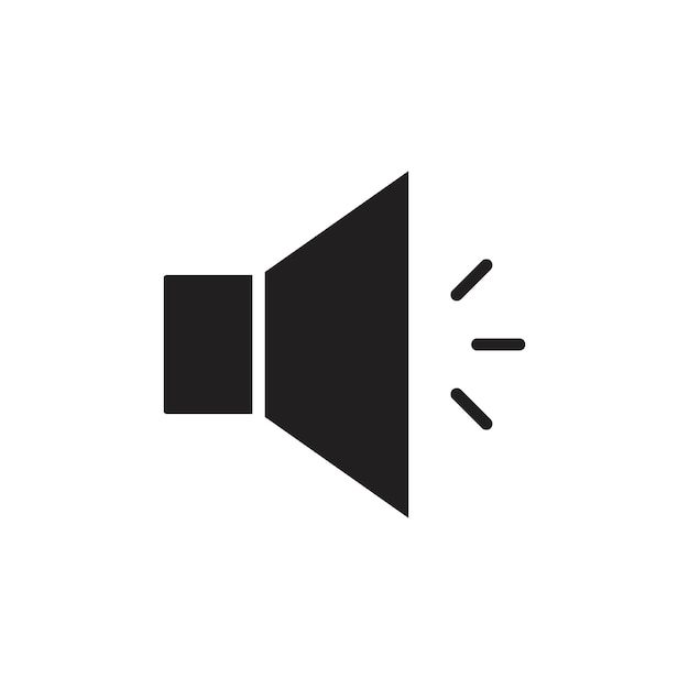Iconos de altavoces Conjunto de logotipos de arte de línea