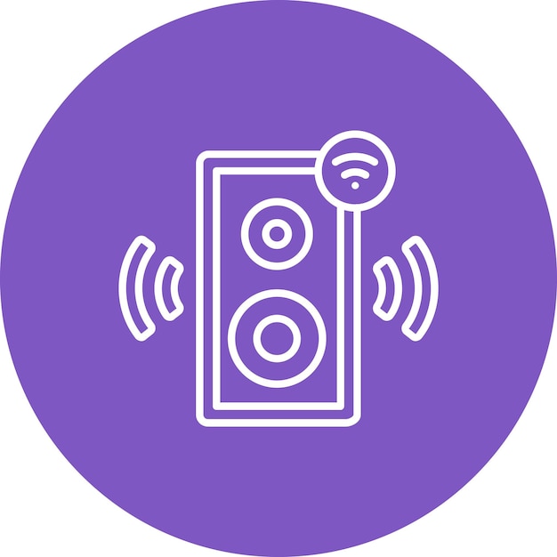 Iconos de altavoces inteligentes