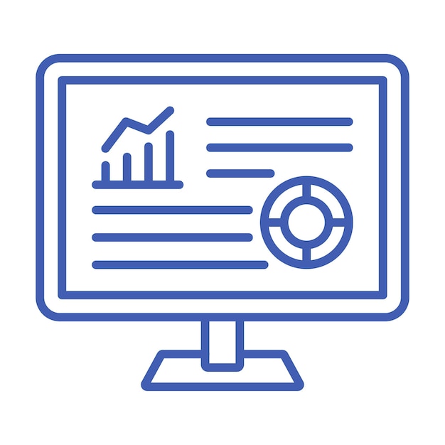 Iconos de análisis de datos