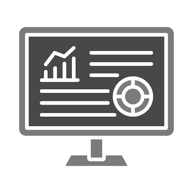 Iconos de análisis de datos
