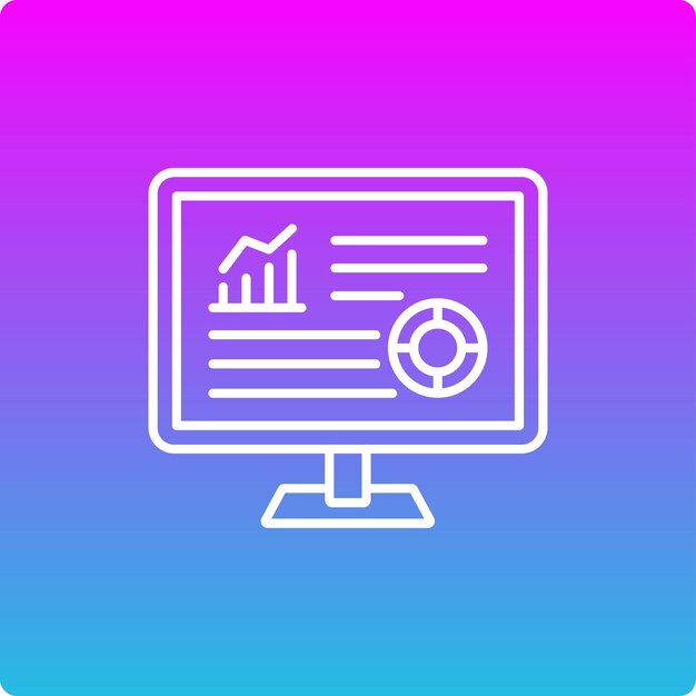 Iconos de análisis de datos