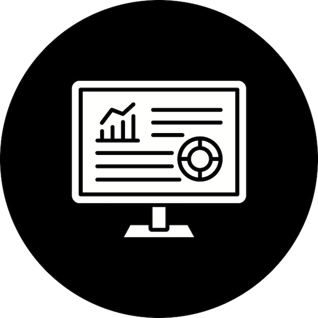 Iconos de análisis de datos