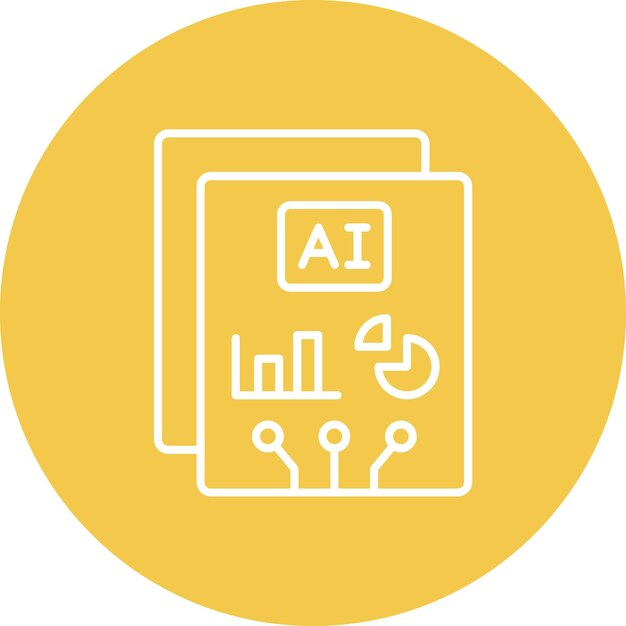 Iconos de análisis de datos
