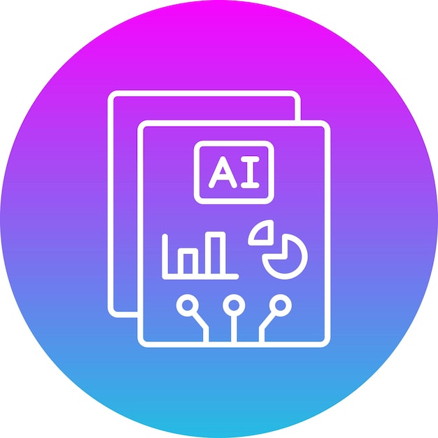 Iconos de análisis de datos