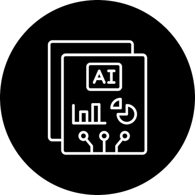 Iconos de análisis de datos