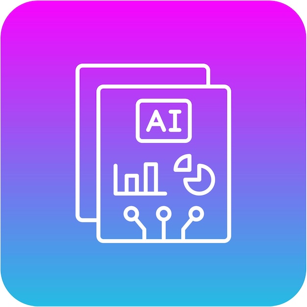 Iconos de análisis de datos