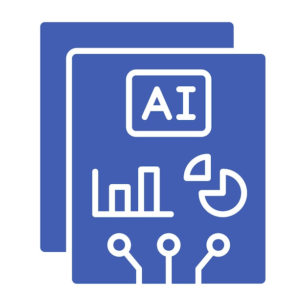 Iconos de análisis de datos