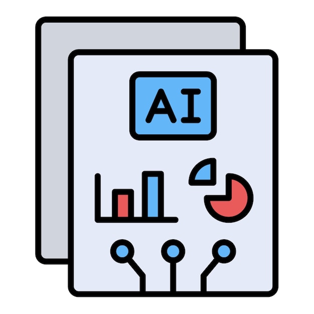 Iconos de análisis de datos