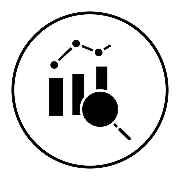 Iconos de análisis de datos
