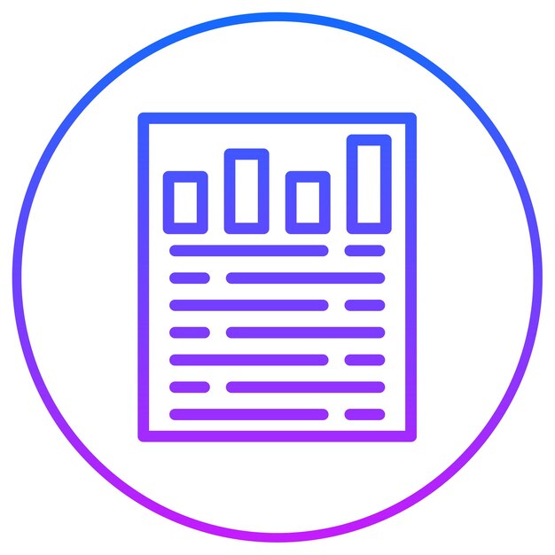 Iconos de análisis de datos