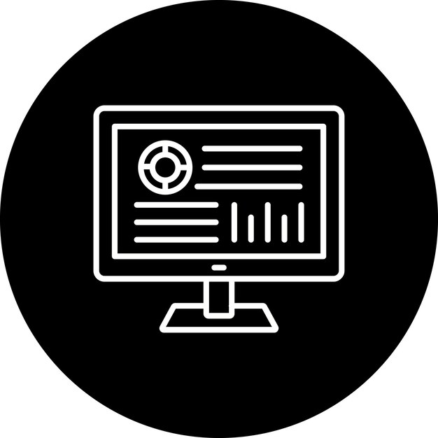 Iconos de análisis de datos