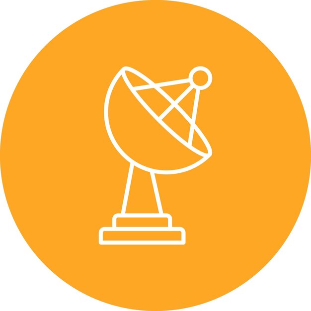 Iconos de antena parabólica