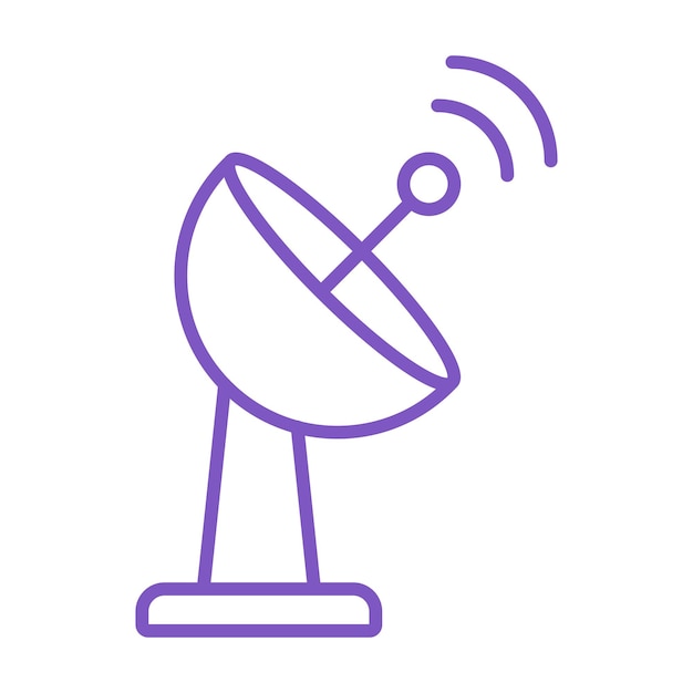Iconos de antena parabólica