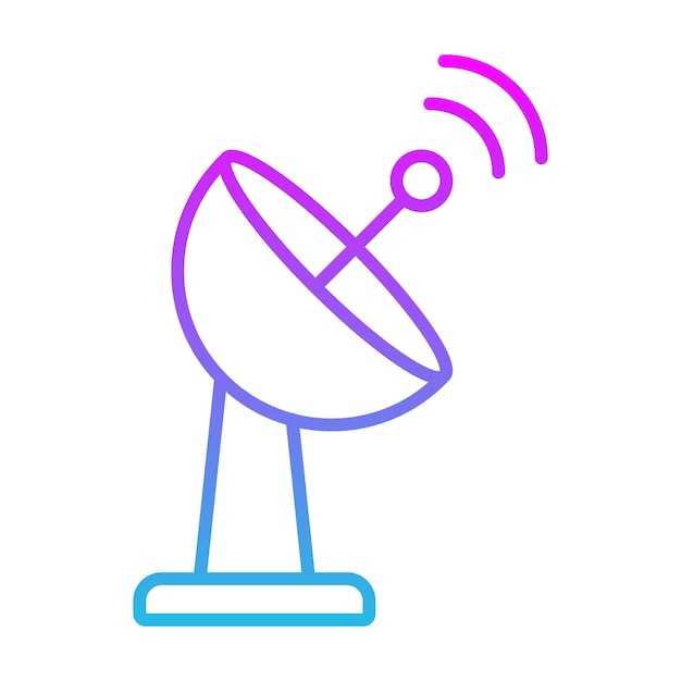 Iconos de antena parabólica