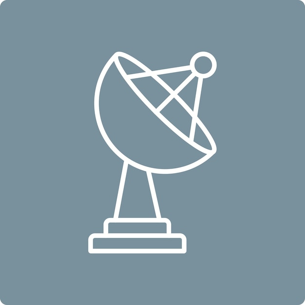 Iconos de antena parabólica