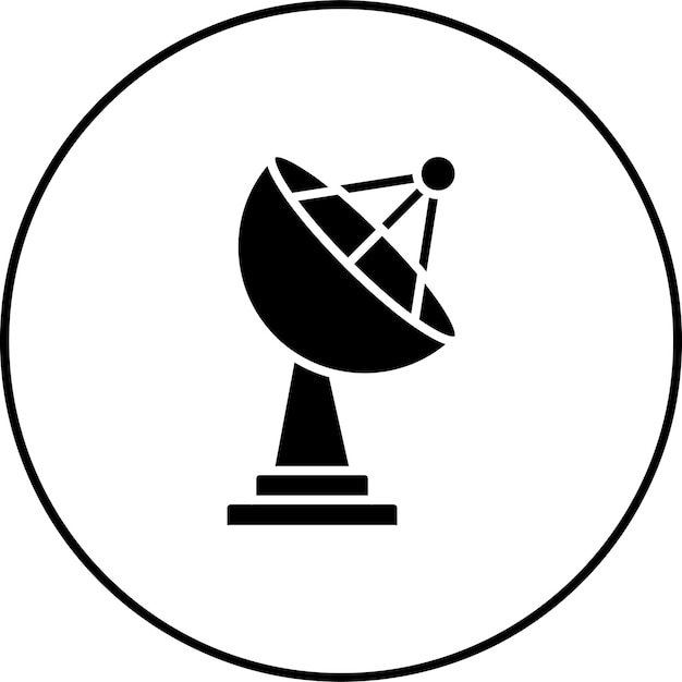 Iconos de antena parabólica