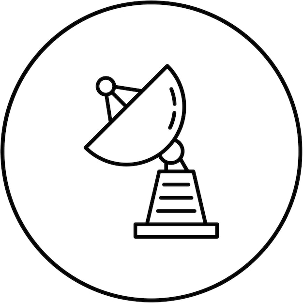 Iconos de antena parabólica