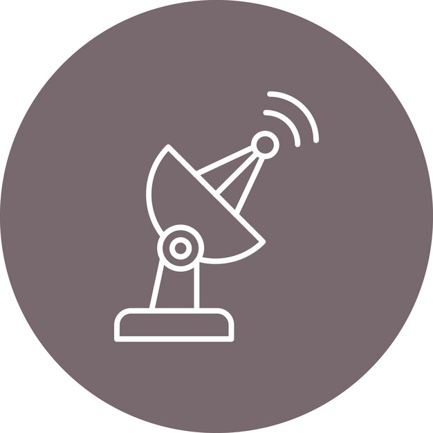 Iconos de antena parabólica