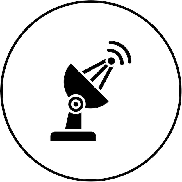 Iconos de antena parabólica