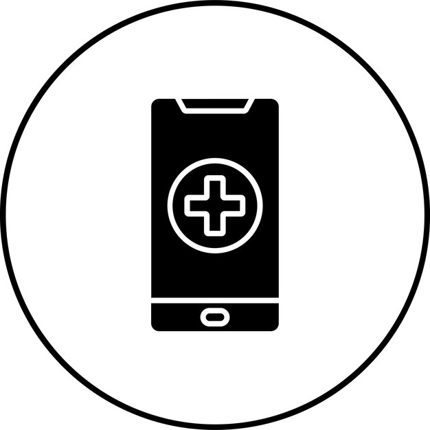 Iconos de aplicaciones médicas