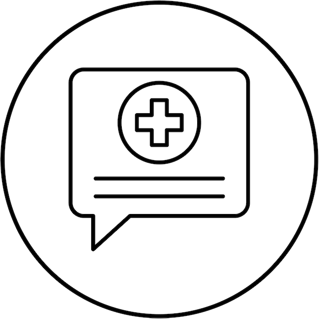 Iconos de aplicaciones médicas