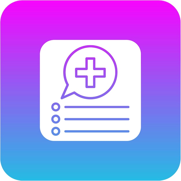 Iconos de aplicaciones médicas