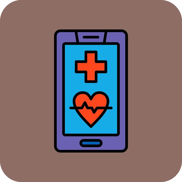 Iconos de aplicaciones médicas
