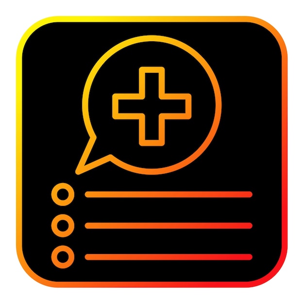 Iconos de aplicaciones médicas