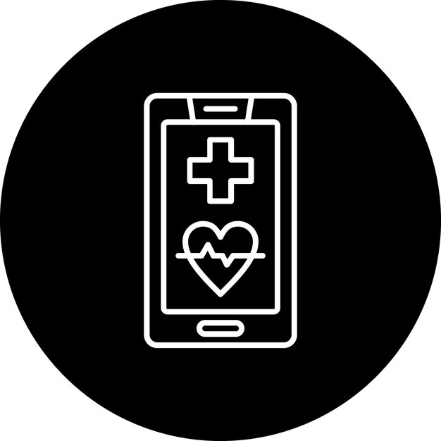 Iconos de aplicaciones médicas