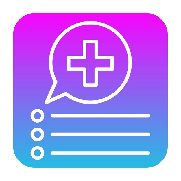 Iconos de aplicaciones médicas