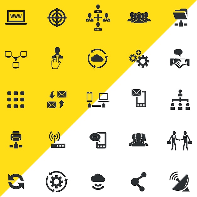Iconos para aplicaciones web y móviles
