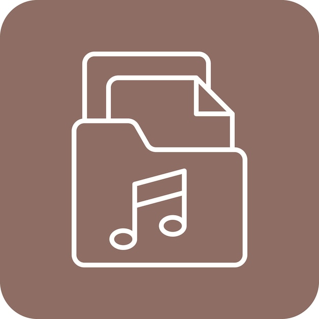 Iconos de archivo de música