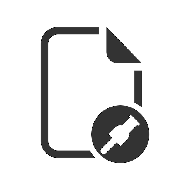 Vector iconos de archivos adjuntos