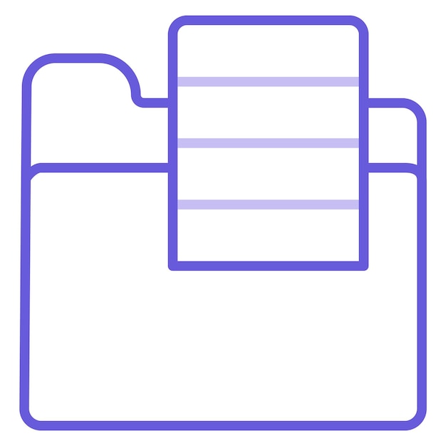 Iconos de archivos de carpeta