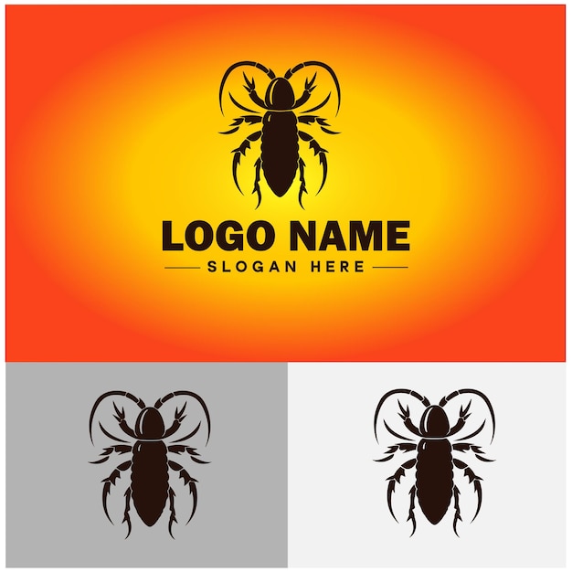 Vector iconos de arte vectorial del logotipo de la orejilla para el modelo de logotipo de la orejilla de la marca comercial