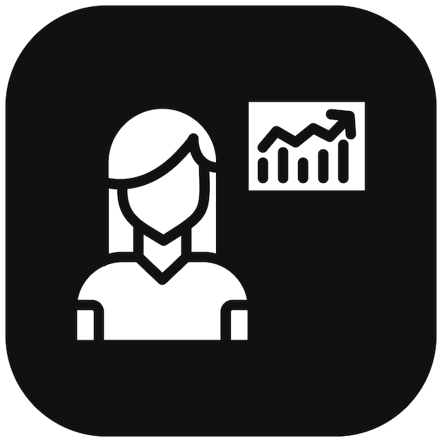 Iconos de asesor financiero