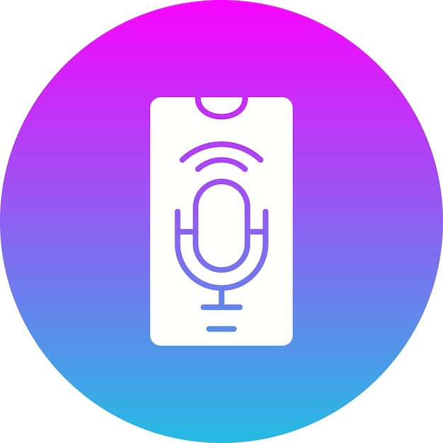 Iconos de asistente de voz