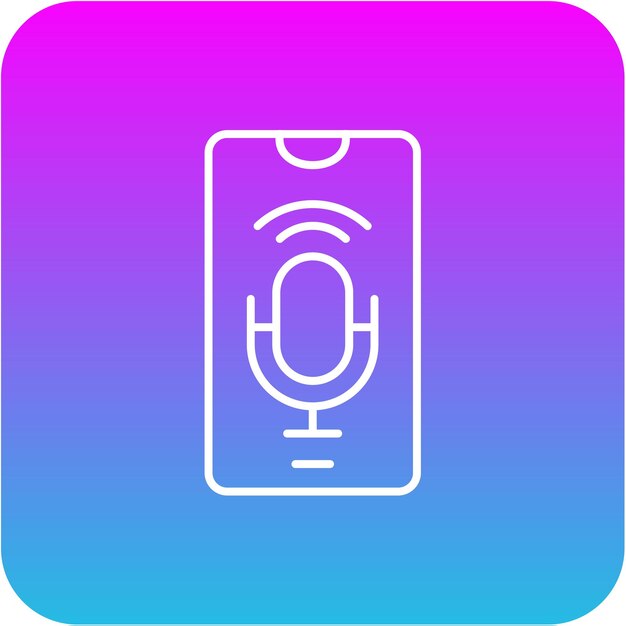Iconos de asistente de voz