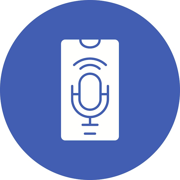 Iconos de asistente de voz