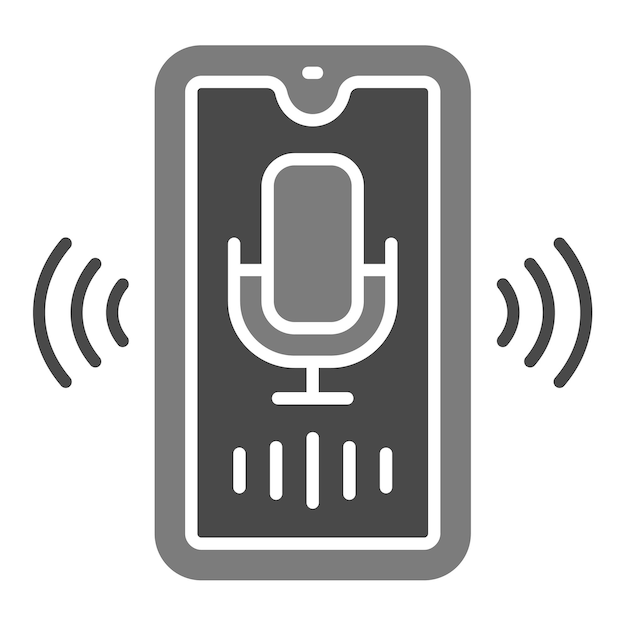 Iconos de asistente de voz