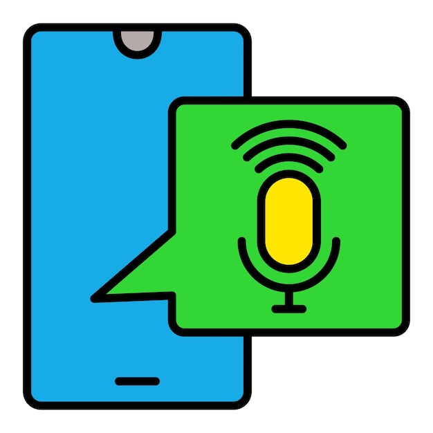 Iconos de asistente de voz