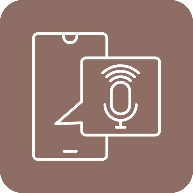 Iconos de asistente de voz