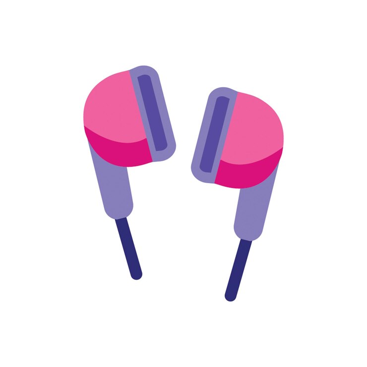Vector iconos de los auriculares