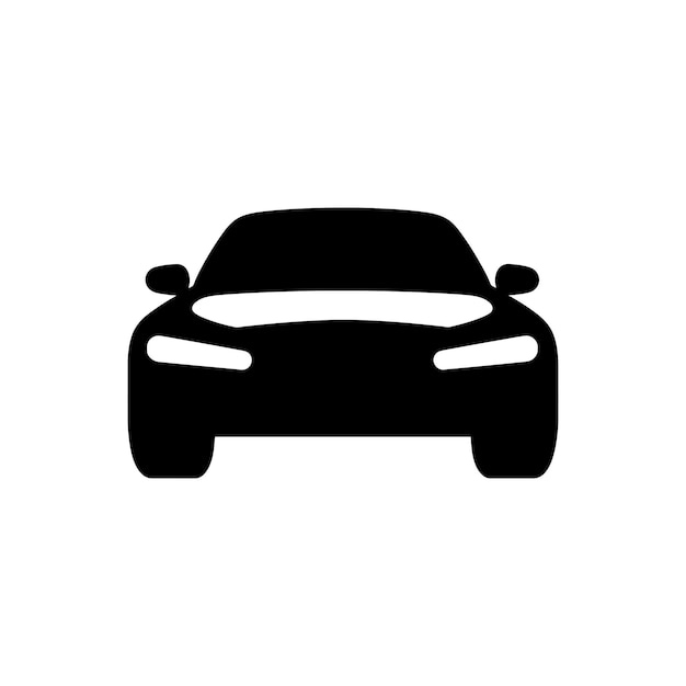 Iconos de automóviles Ilustración vectorial sencilla