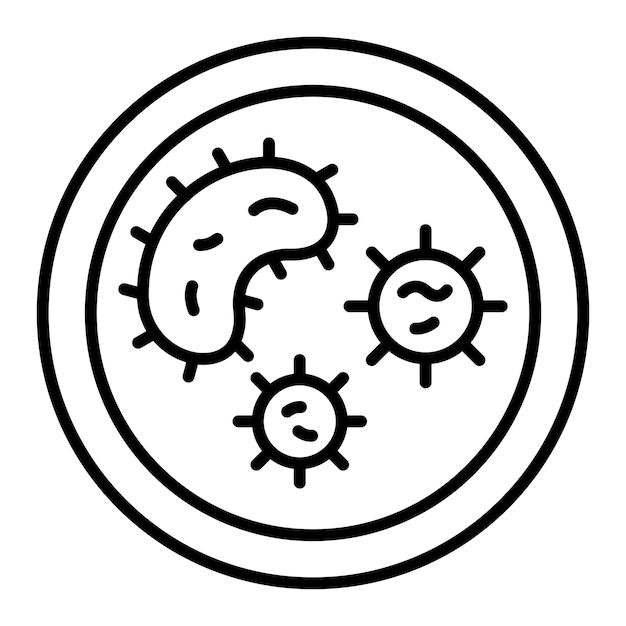 Iconos de las bacterias